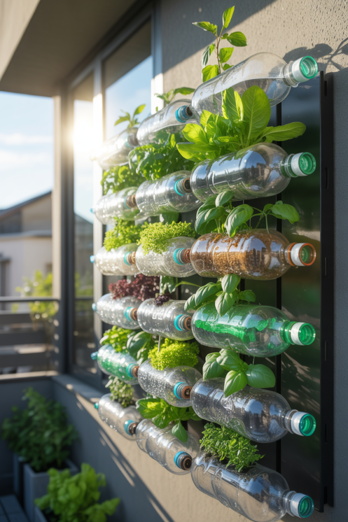 Hydroponic Bottle Setup