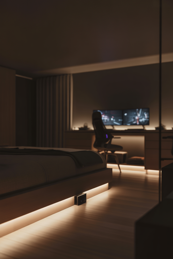 Install Motion Activated Floor Lighting
