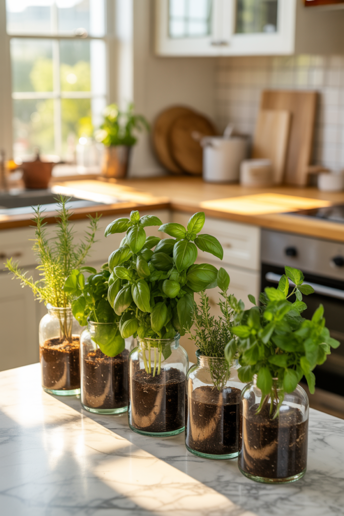 Kitchen Spice Bottle Garden
