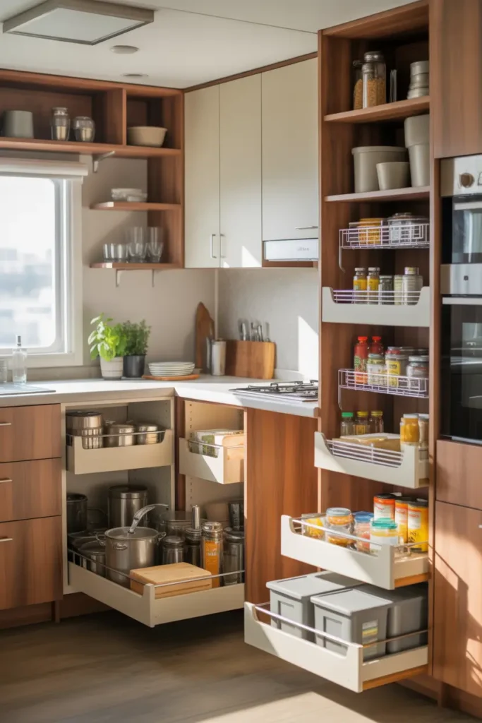 Maximize Kitchen Cabinet Storage