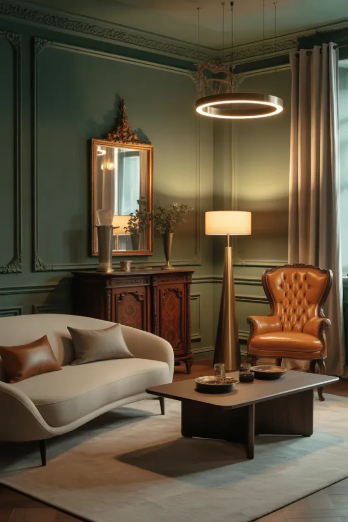 Mix Antique Furniture With Modern Pieces