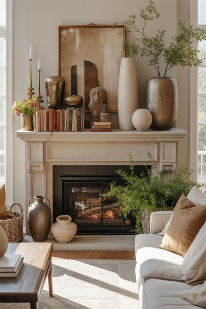 Mix Vintage and Modern Decor Pieces