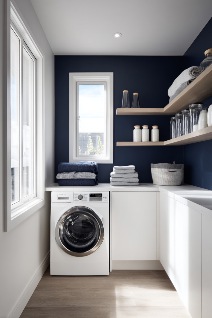 Navy Blue for a Bold Accent