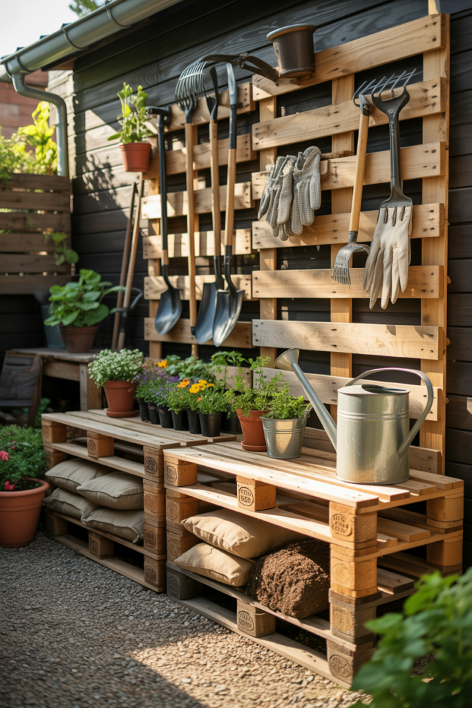 Pallet Storage for Low Cost Setup