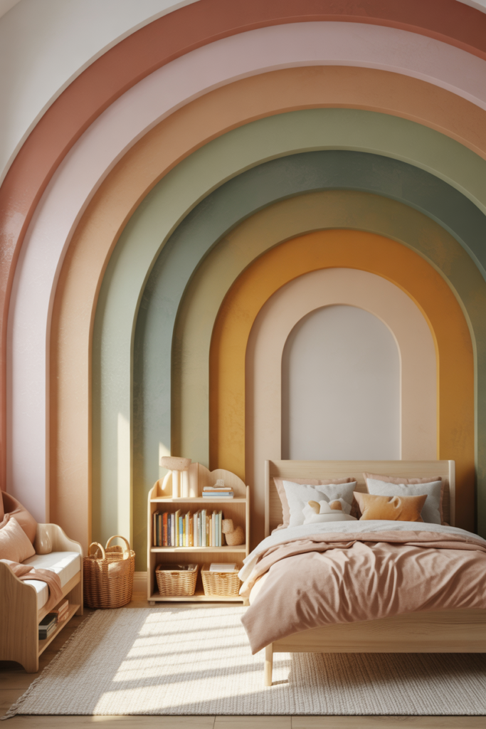 Rainbow Arch Accent Wall