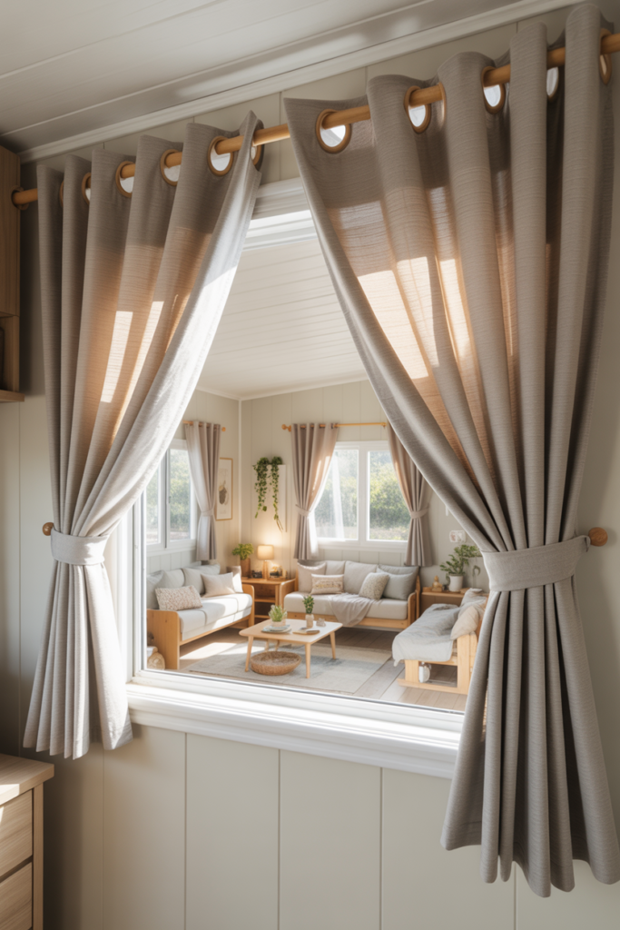 Rod Pocket Curtains for Simple Use