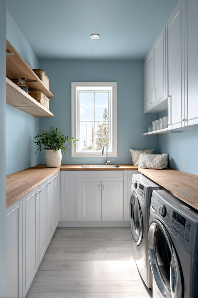 Soft Blue Laundry Room Ideas That Feel Fresh