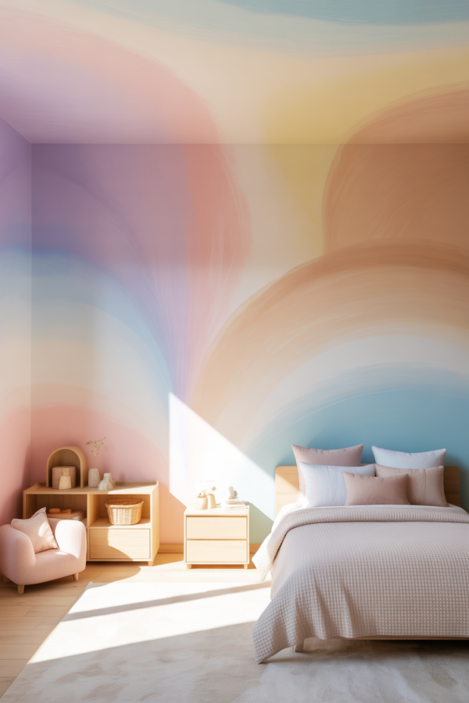 Soft Pastel Ombre Walls