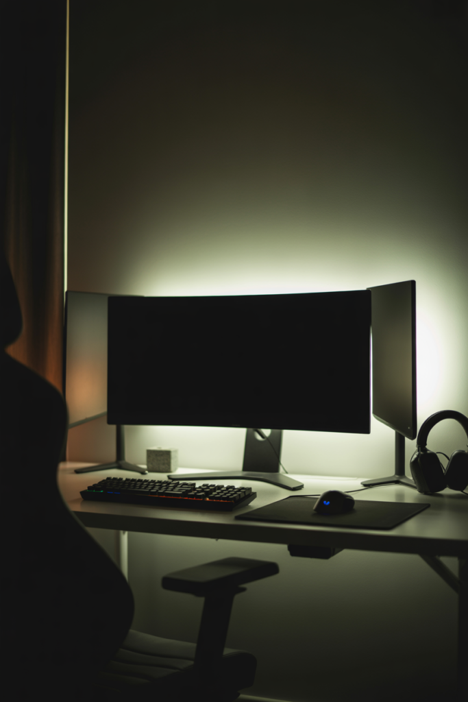 Start With Bias Lighting Behind the Monitor
