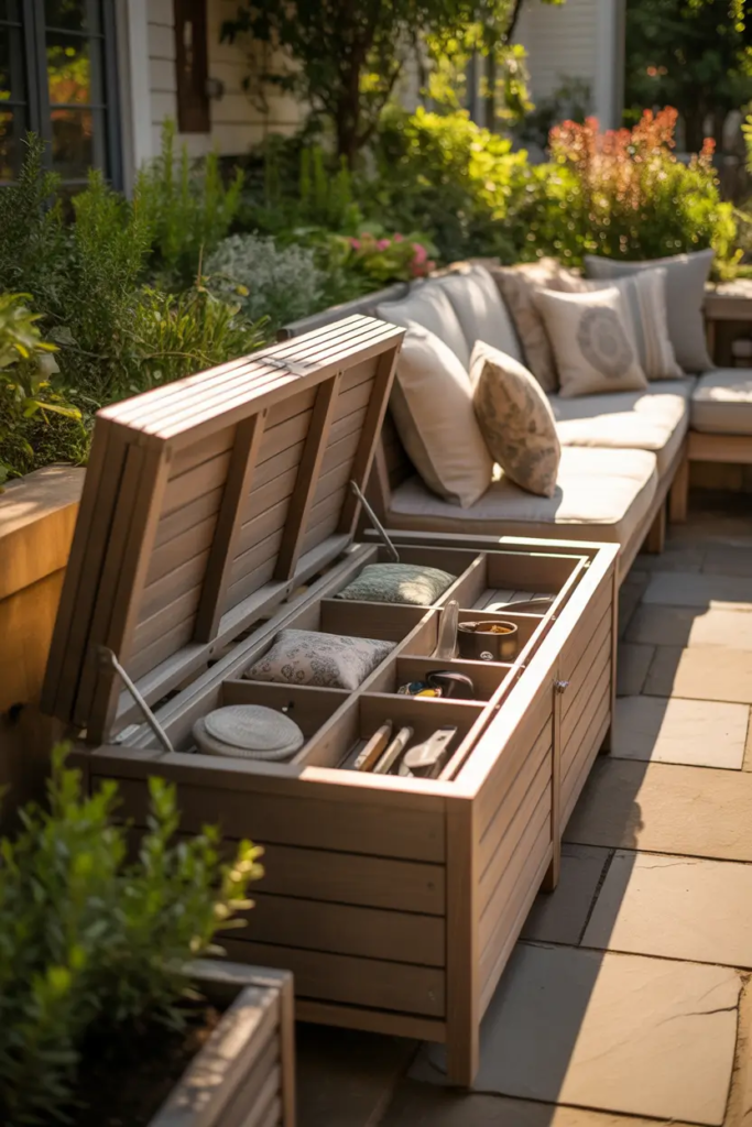 Storage Benches That Hide Clutter