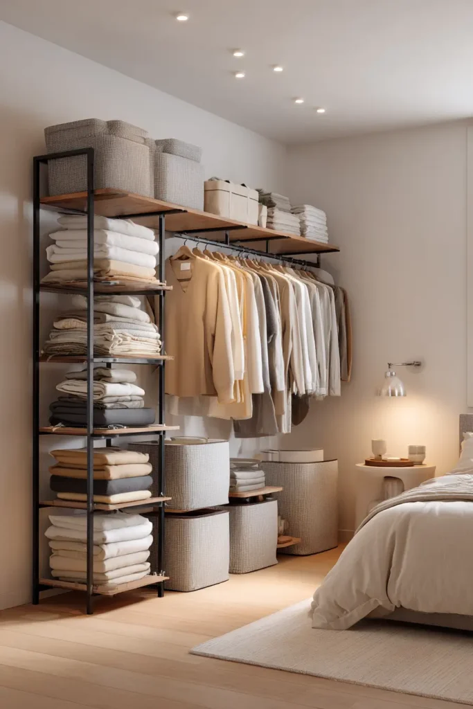Storage Ideas for Clothes Without a Closet