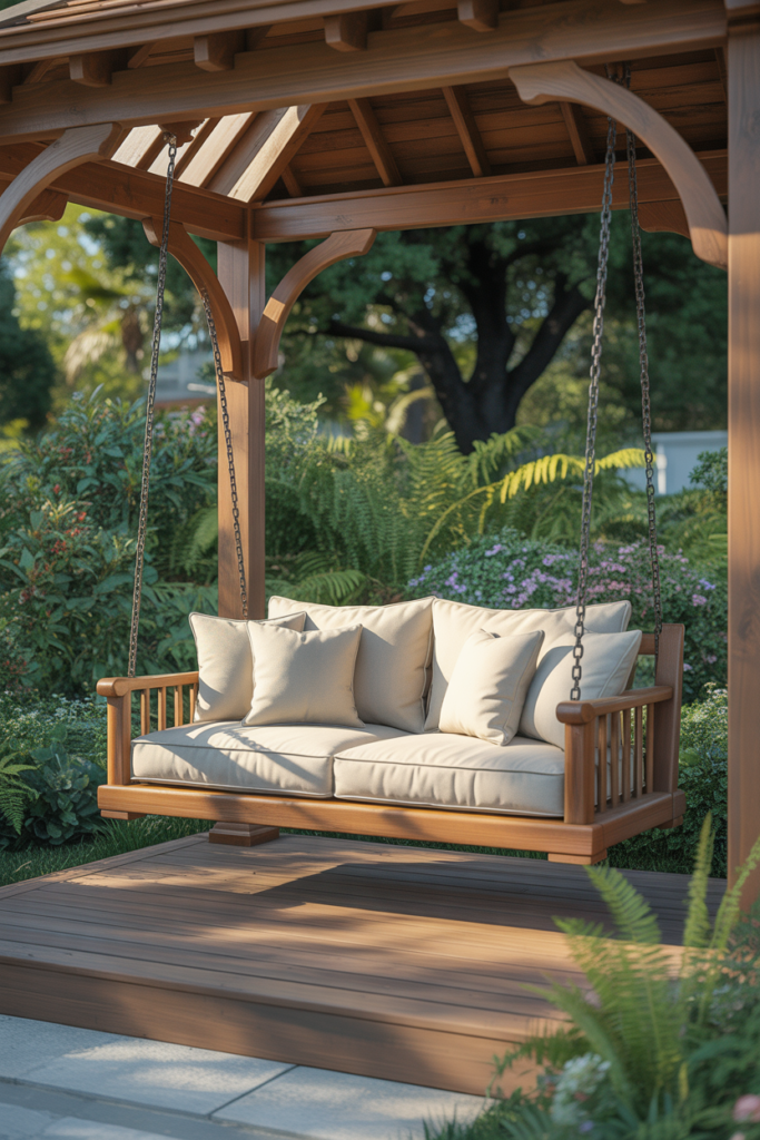 Swing Bench Seating for Relaxing Moments