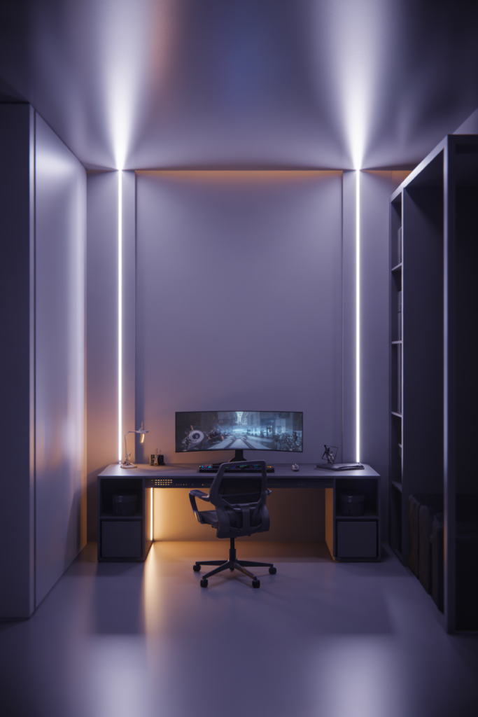 Upgrade Small Rooms With Vertical LED Lighting