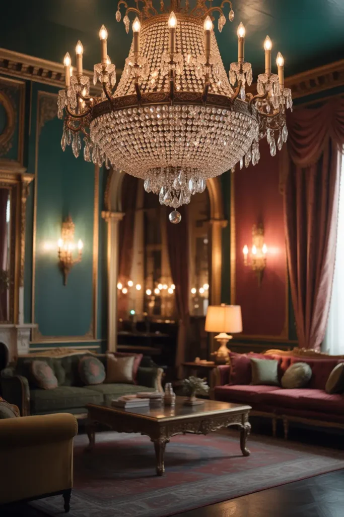 Use Statement Lighting Like Chandeliers and Sconces
