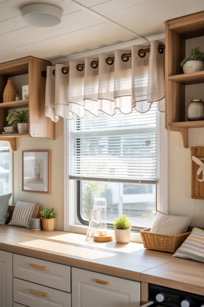 Valance Curtains for Simple Decoration