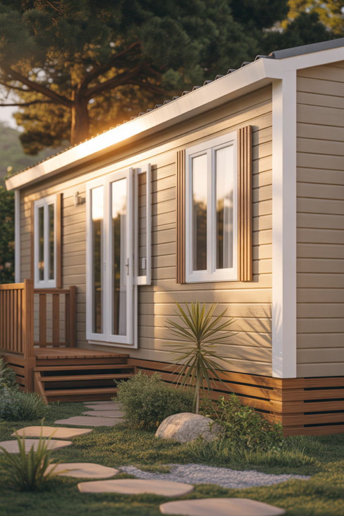 Warm Beige for a Timeless Exterior Look