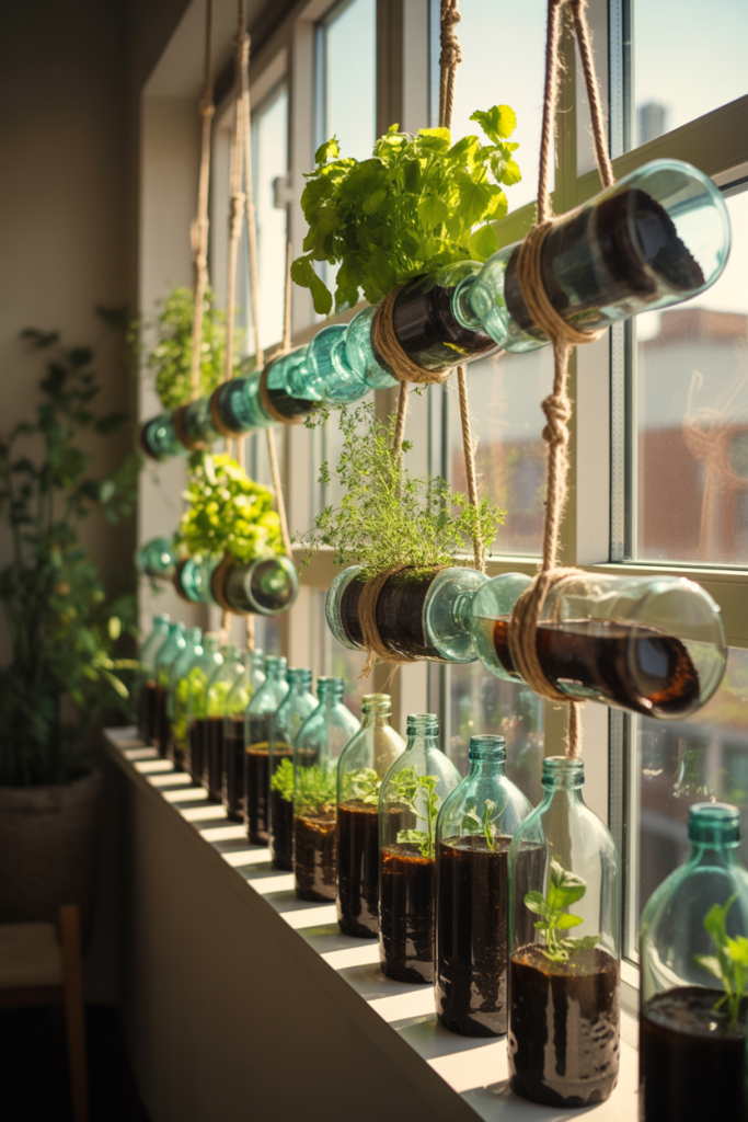 Window Bottle Garden