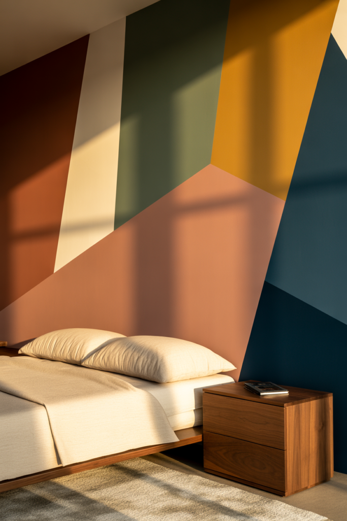 1. Color Block Walls