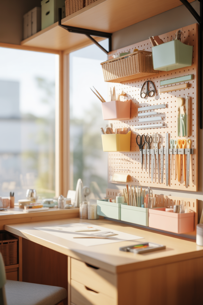 1. Use Wall Space to Free Your Table