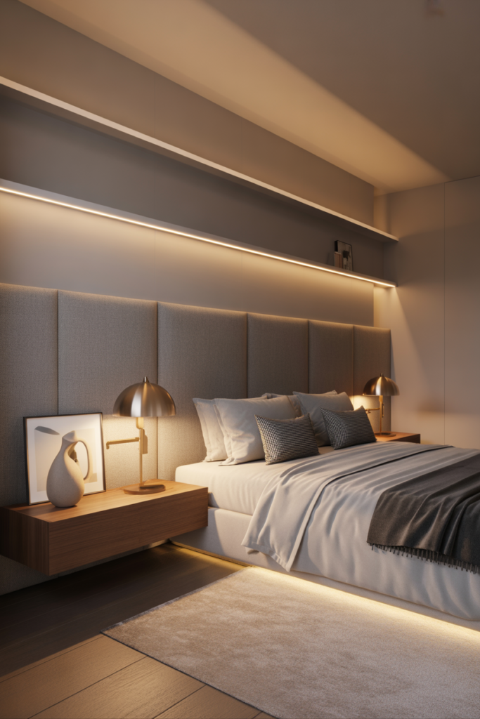 1. Use layered lighting to replace natural light