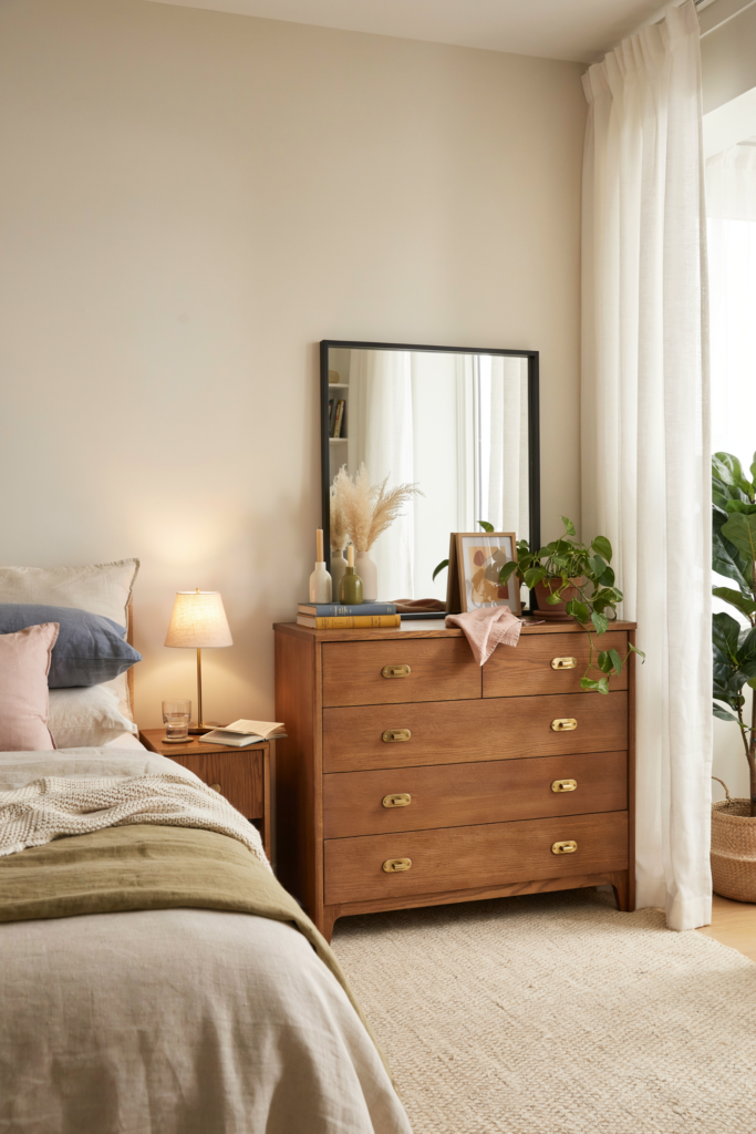 10. Mirror above dresser
