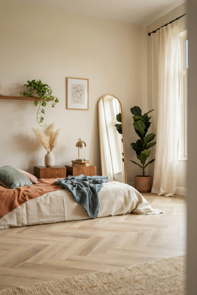 11. Arched mirror statement piece