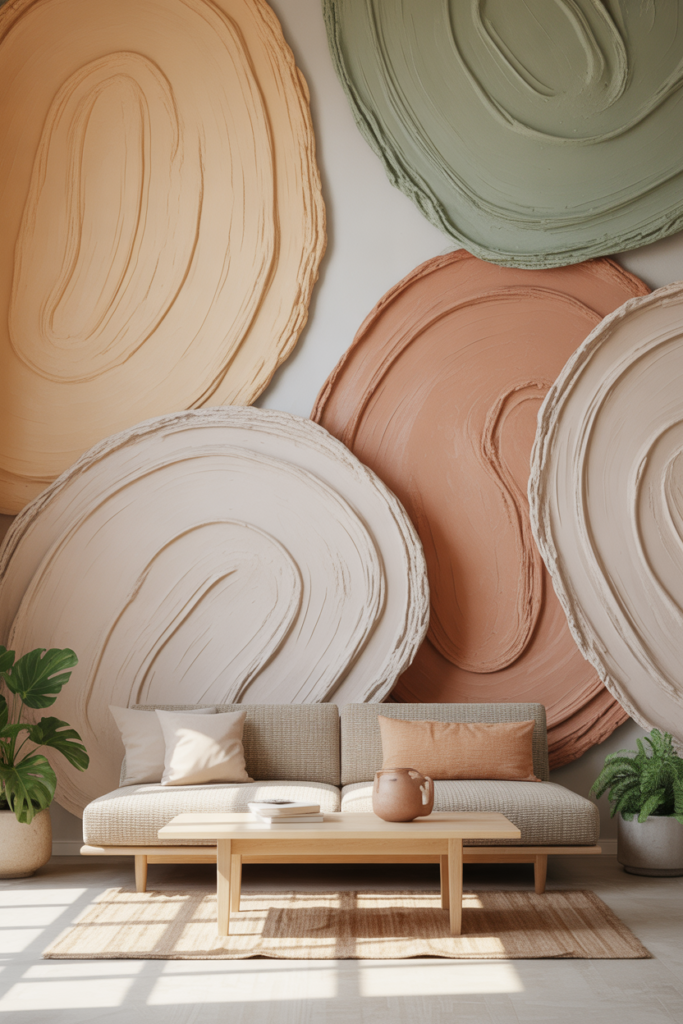 12. Hand Painted Organic Shapes