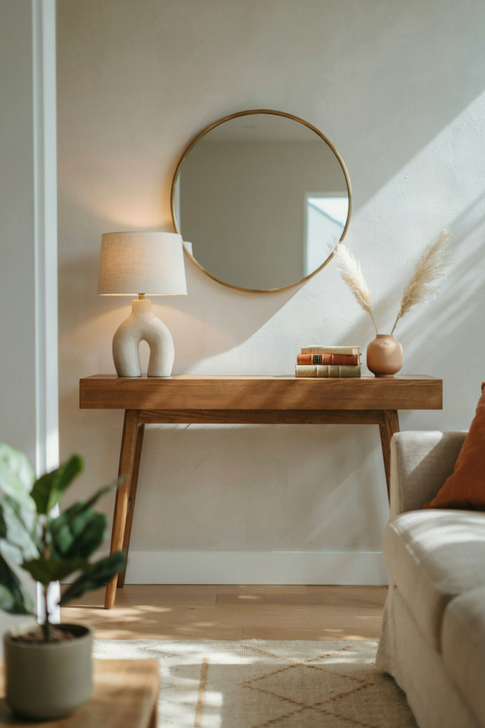 12. Mid Century Modern Console Table