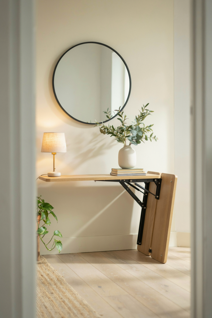 13. Foldable Console Table