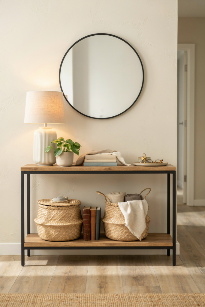 15. Two Tier Console Table