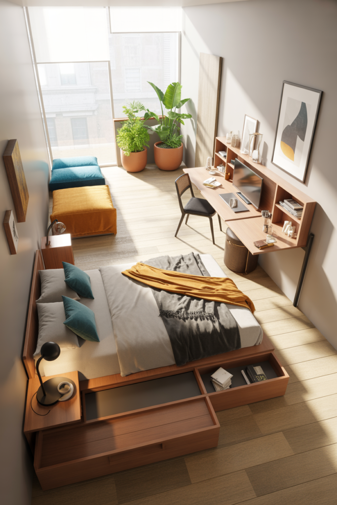 4. Choose furniture that does not block space
