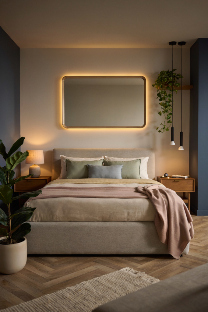 9. Backlit LED mirror
