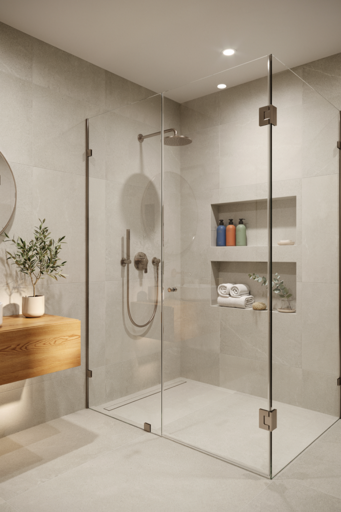 Add Recessed Shower Niches for Storage