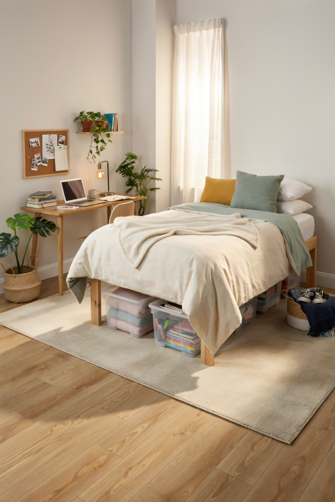 Create Hidden Storage Under the Bed