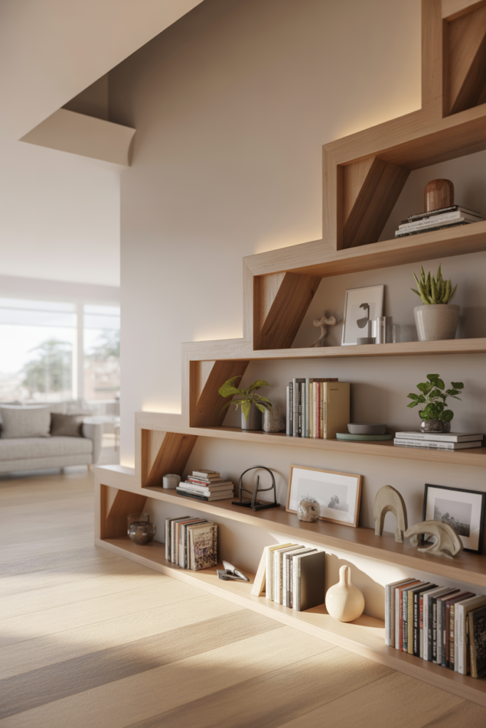 Create Open Shelving for Books and Decor
