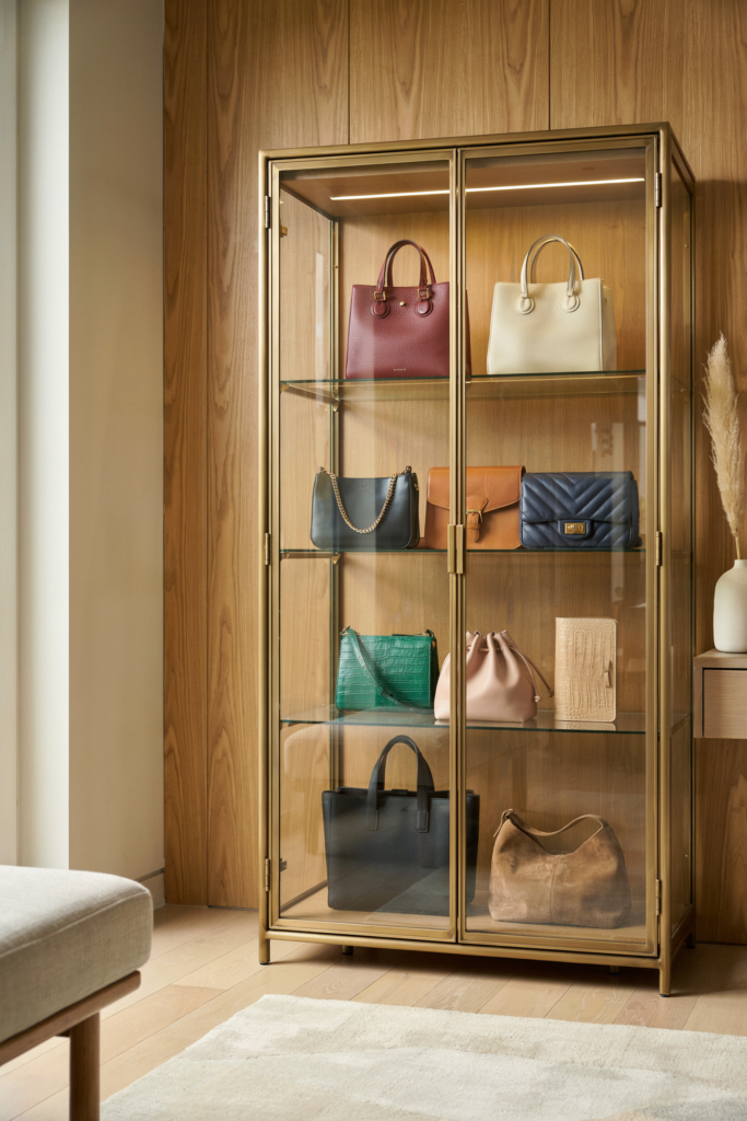 Create a Handbag Cabinet Display