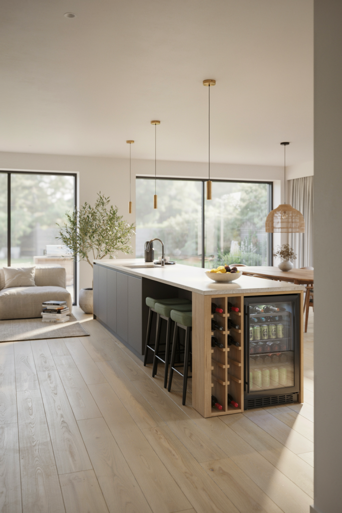 Include a Built In Wine Storage Area