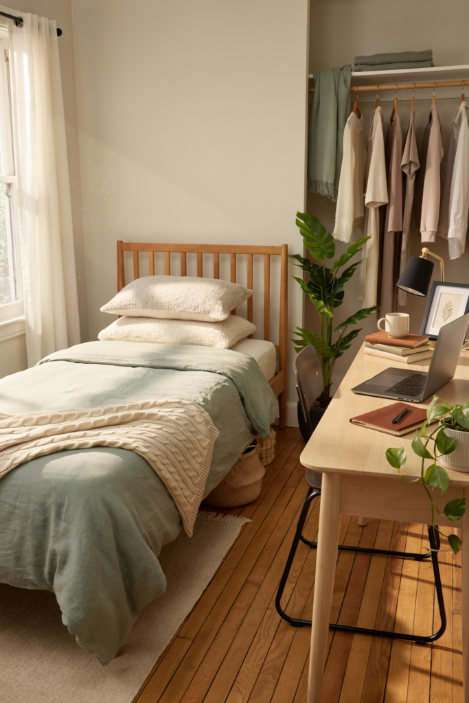 Try a Sage Green Bedding Theme