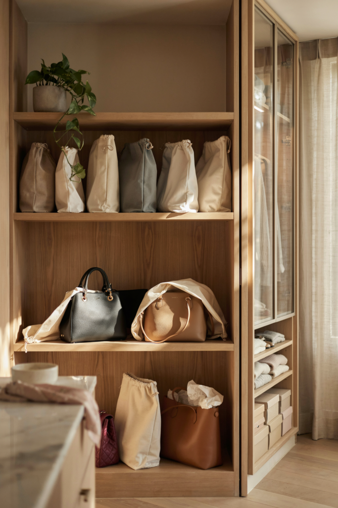 Use Cube Storage Units for Different Bag Sizes