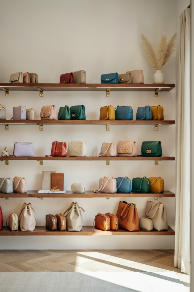 Use Open Closet Shelves for Easy Visibility